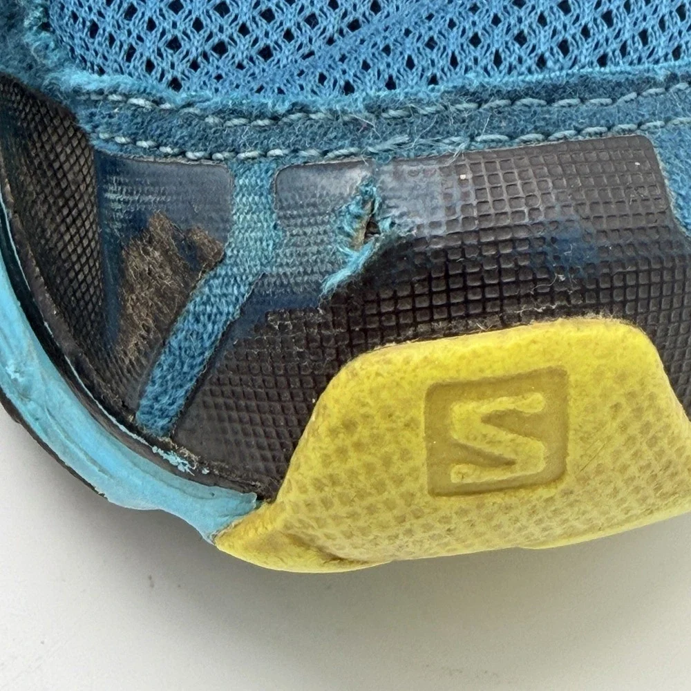Salomon Shoes Women's Sz 9.5 Blue Green X Mission 3 378288 Running Sneakers
